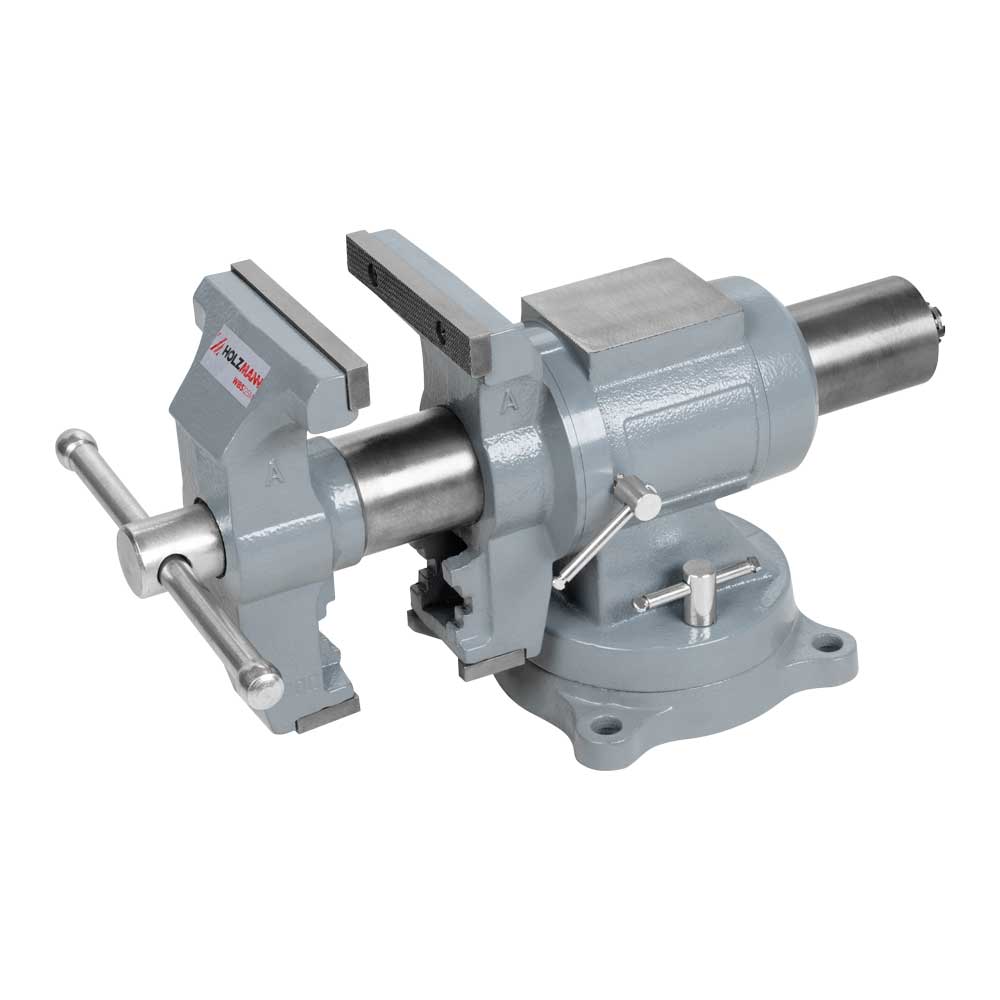 Bench vice with swivel base, 125 mm (WBS125M, HOLZMANN)