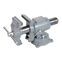Bench vice with swivel base, 125 mm (WBS125M, HOLZMANN)