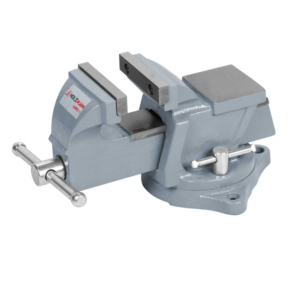 Bench vice with swivel base, 75 mm (WBS75, HOLZMANN)