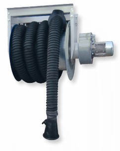 Mechaninė išmetamųjų dujų surinkimo ritė su ventiliatoriumi (APVTC-100/10-C, CORAL)
