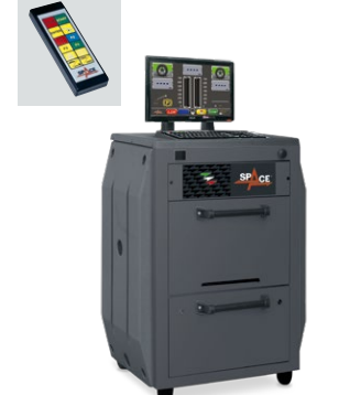 Computerised console unit with 19" TFT screen for brake tester (lengviesiems ir komerciniams) (PFC750E4E0, RAVAGLIOLI)