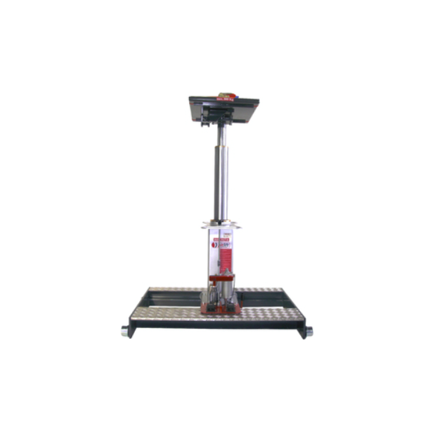 Hidraulinis-pneumatinis teleskopinis duobinis keltuvas, važinėjantis bėgiu ant grindų, 20 t, 1200 mm (P-THP 20/1200U/L, PITLIFT)