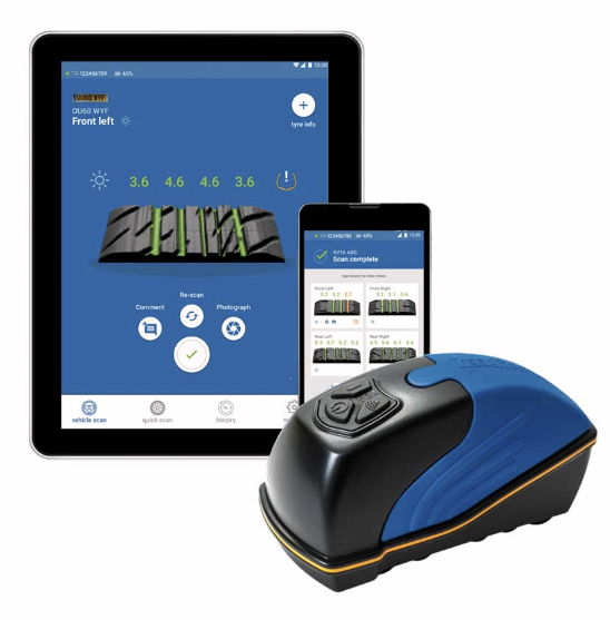 Padangų protektoriaus 3D skeneris TreadReader (EETDEU913A, JOHN BEAN)