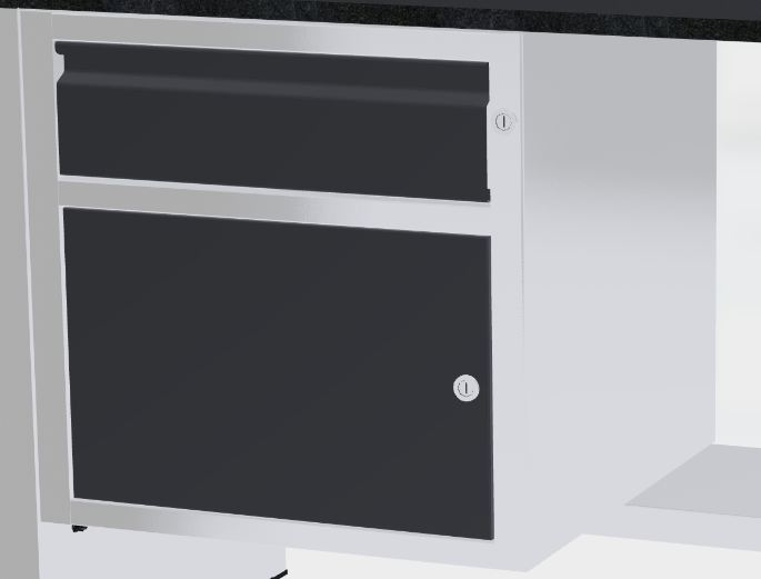 Combined MONO module with drawer and door (ELA-1C-AS1, FILCAR)