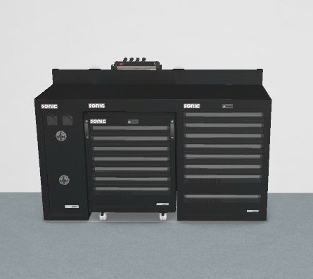 MSS+ locksmith workbench set 1800 mm (Unit B 93., SONIC)