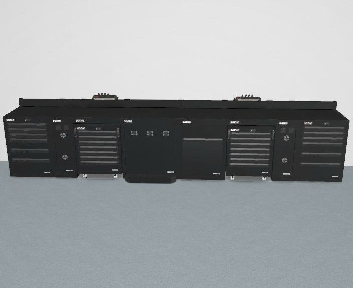 MSS+ šaltkalvio darbastalio komplektas 5210 mm (Unit C 94., SONIC)