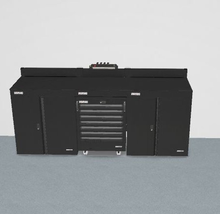MSS+ atslēdznieka darbgalda komplekts 2500 mm (Unit E 96., SONIC)