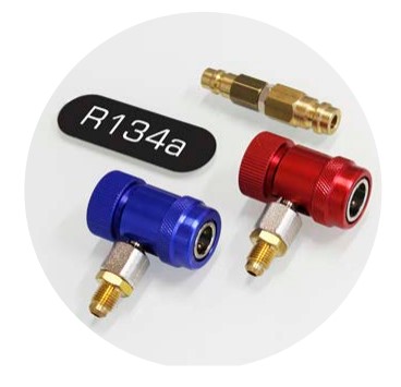 R134a hose and coupler kit for A/C station (02.022.180, SPIN)