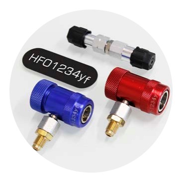 HFO1234yf hose and coupler set for SPIN A/C station (02.022.181, SPIN)
