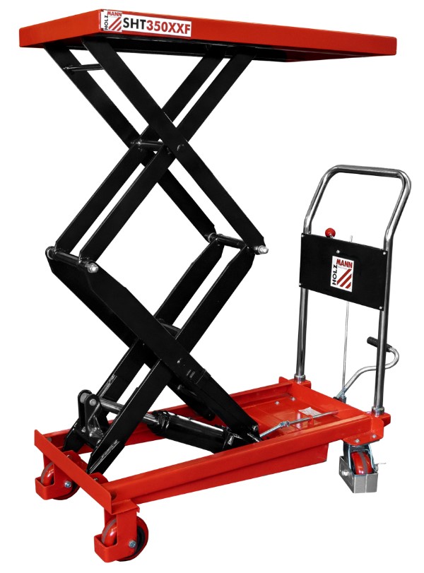Žirklinis platforminis keltuvas-stalas, 350 kg (SHT350XXF, HOLZMANN)
