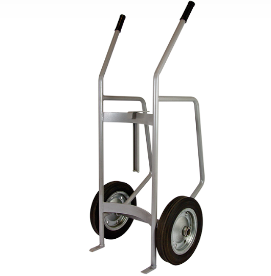 Cradle for transporting 208 l drums, with locking device (4379, FLEXBIMEC)