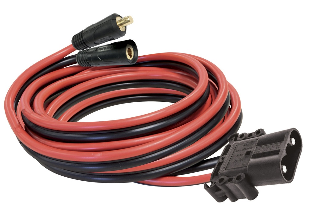 CABLES 5.0m - 25mm� REMA/POWER CONNECTORS GYSFLASH HF (025714, GYS)