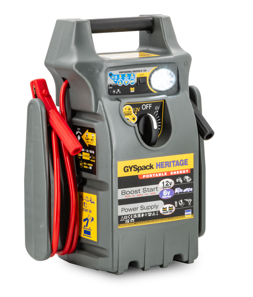 Battery booster GYSPACK HERITAGE - 6/12V (025844, GYS)