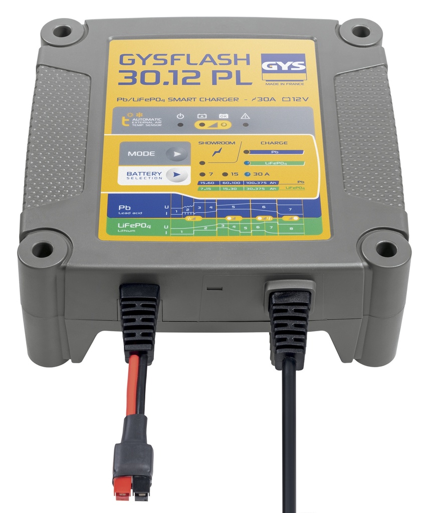 Battery charger GYSFLASH 30.12 PL - (UK) (026070, GYS)