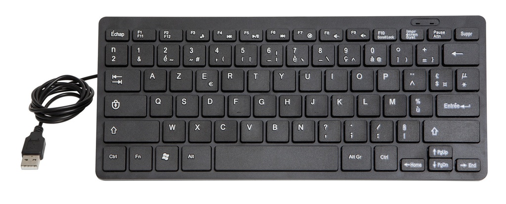 Mini USB tastatūra AZERTY (027725, GYS)