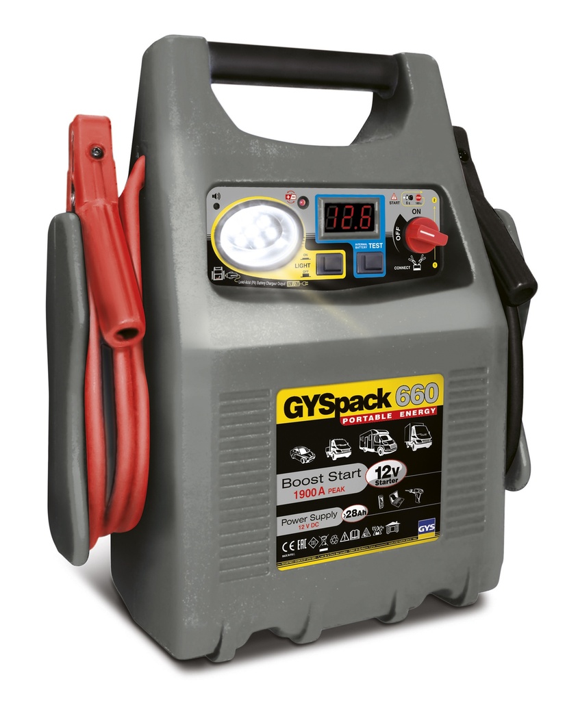 Paleidimo priemonė (booster) GYSPACK 660 - (UK) (027879, GYS)