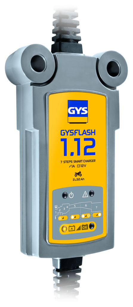 Akumuliatorių pakroviklis GYSFLASH 1.12 - (UK) (029514, GYS)