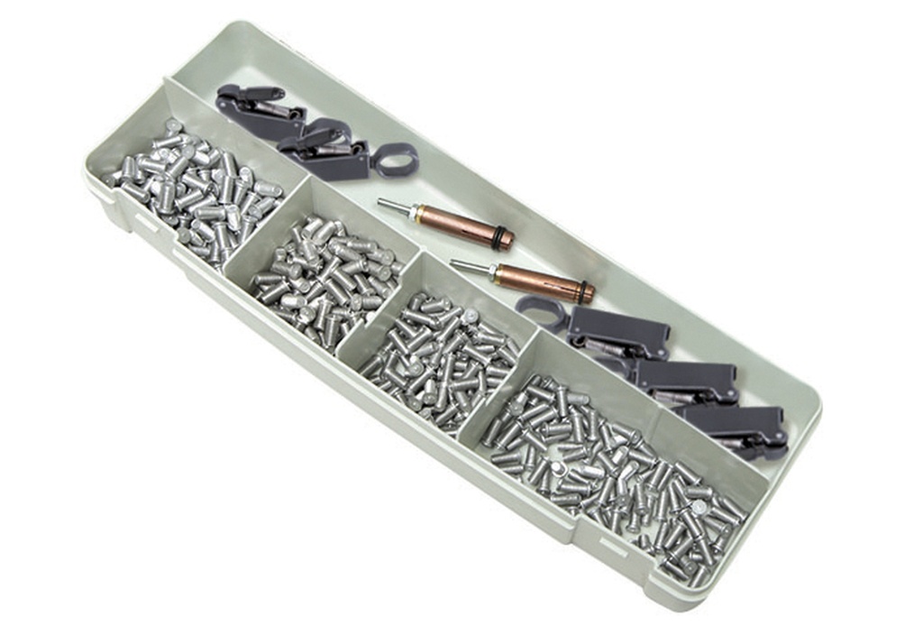 BOX OF ALU STUDS �5 AND �6 (048195, GYS)