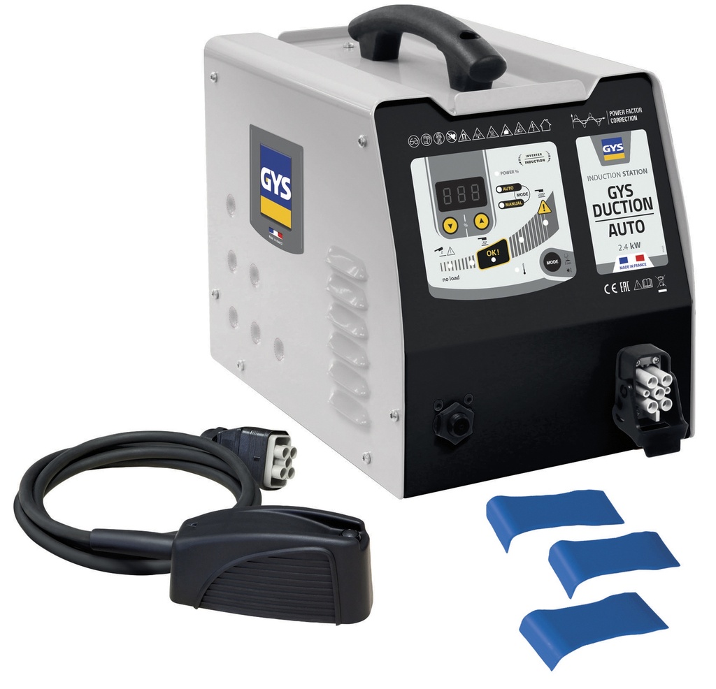 Induction heater GYSDUCTION AUTO GLASS (generator + glass inductor + 3 chocks) (048805, GYS)