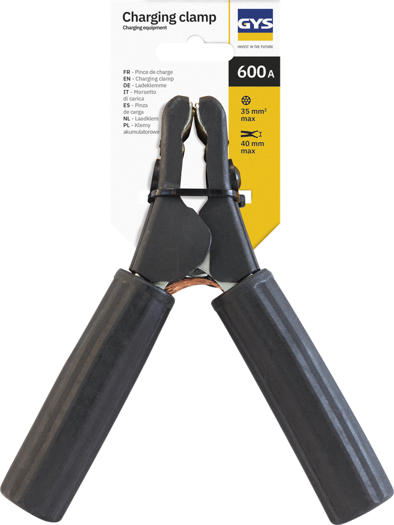 INSULATED CLAMP 600A - BLACK - Bulk (053786, GYS)