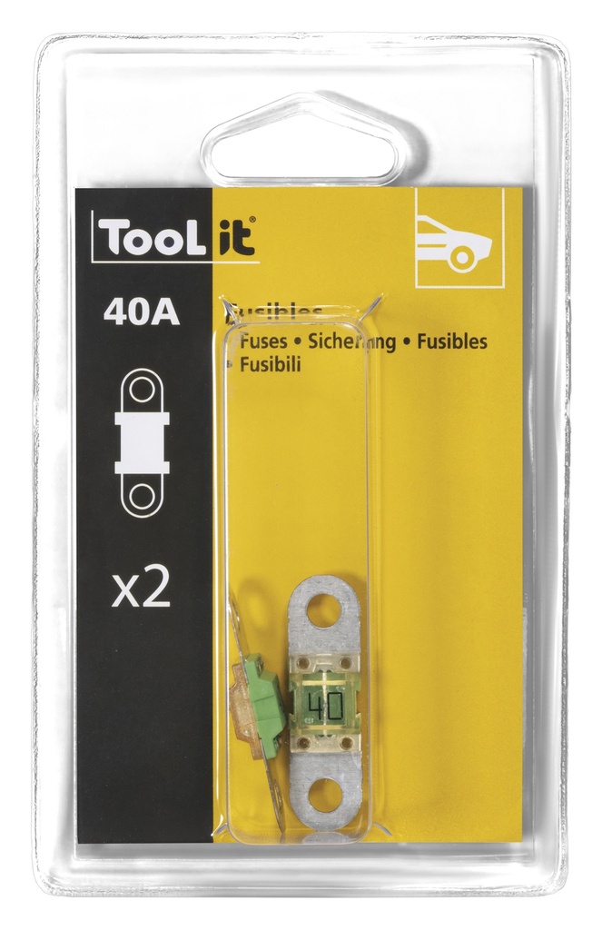 Drošinātāju komplekts 2 x 40A / 30A lādētājiem (054646, GYS)
