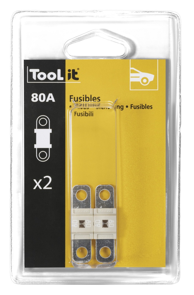 Fuse kit 2 x 80A (GYSFLASH 75-12) (054653, GYS)