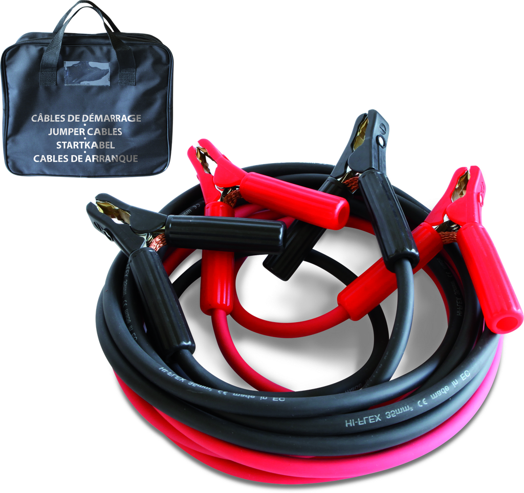 Starta vadi SUPER PRO 700A (somā) - izolētas spailes - 35 mm² - 2 x 4,5 m (056541, GYS)