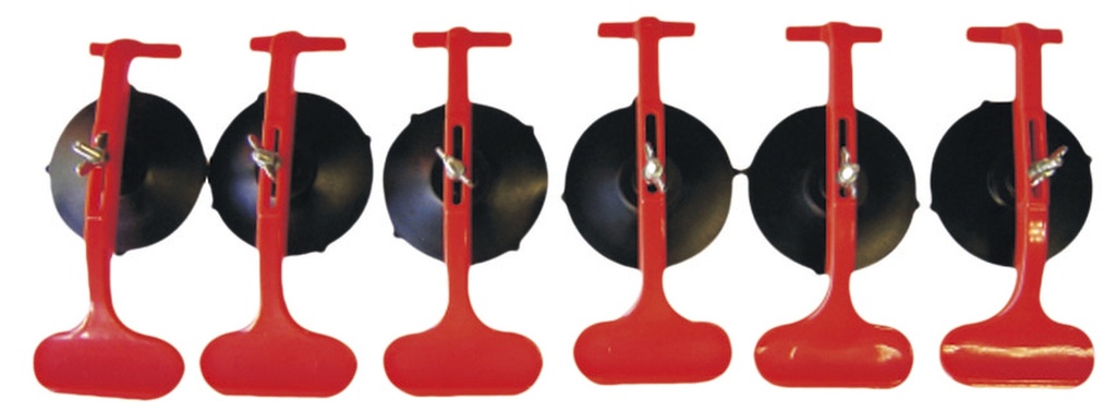 6 mini turēšanas piesūcekņu komplekts (Ø85 mm) (057609, GYS)