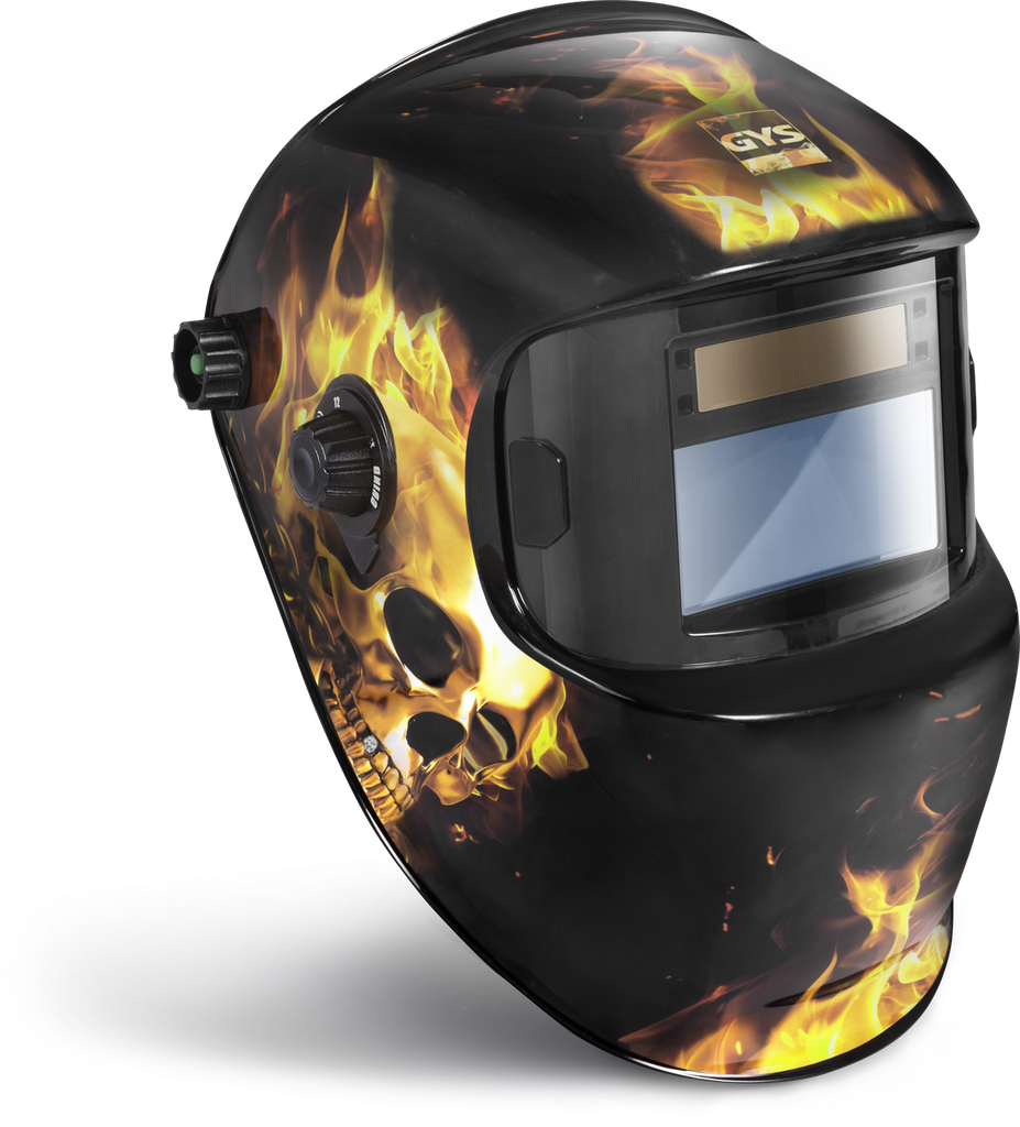 FIREMAN 3/5-13 G TRUE COLOR welding helmet (062269, GYS)