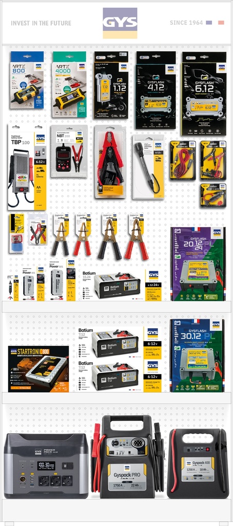 POINT OF SALE DISPLAY CHARGER FA1 (without GYS display) (062436, GYS)