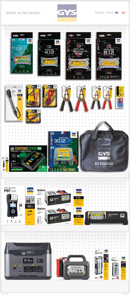 POINT OF SALE DISPLAY CHARGER FA2 (without GYS display) (062450, GYS)