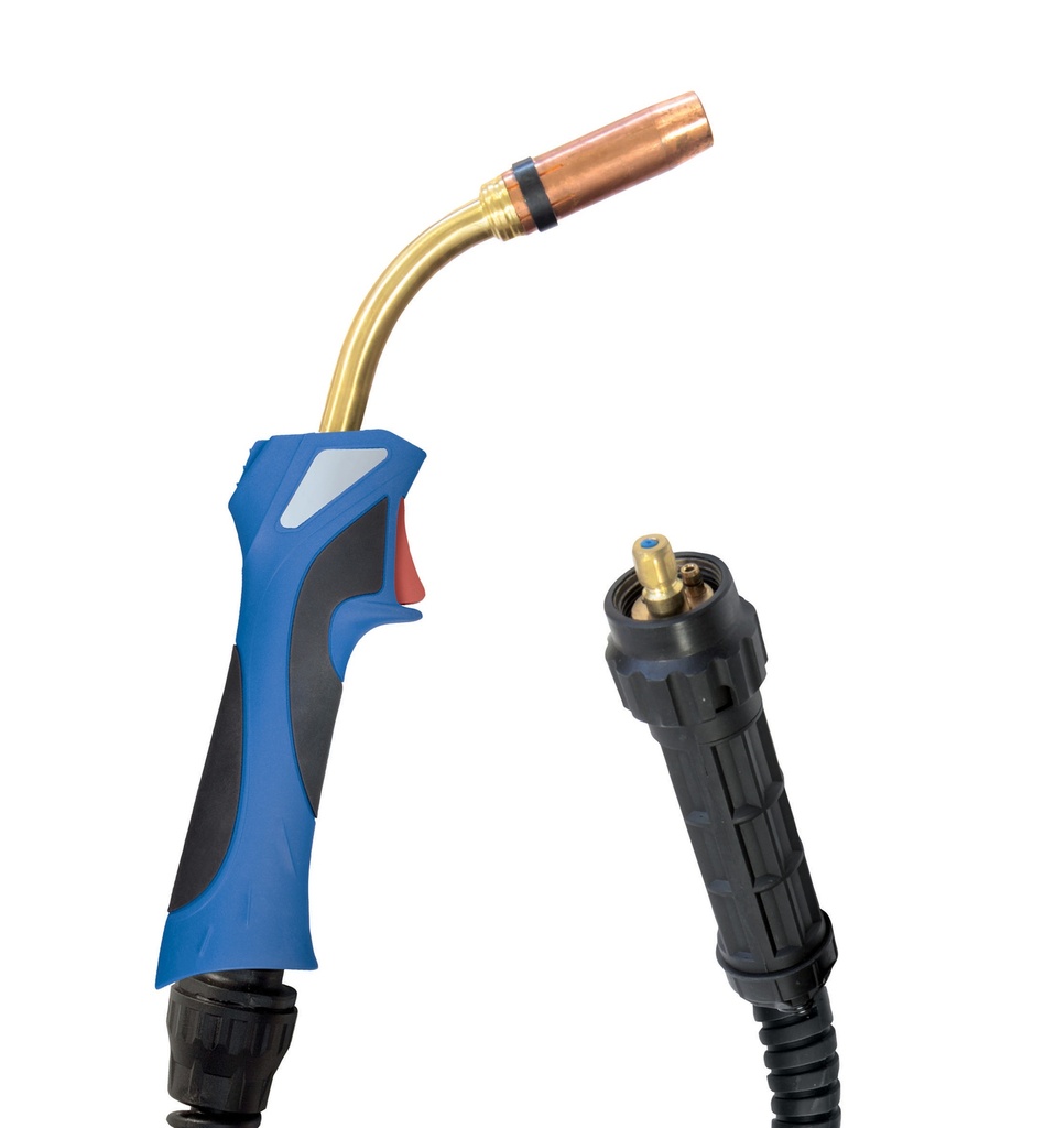 MIG deglis 350A - gaisā dzesējams - 4 m - tēraudam (Ø1,2 mm-M8) (063792, GYS)