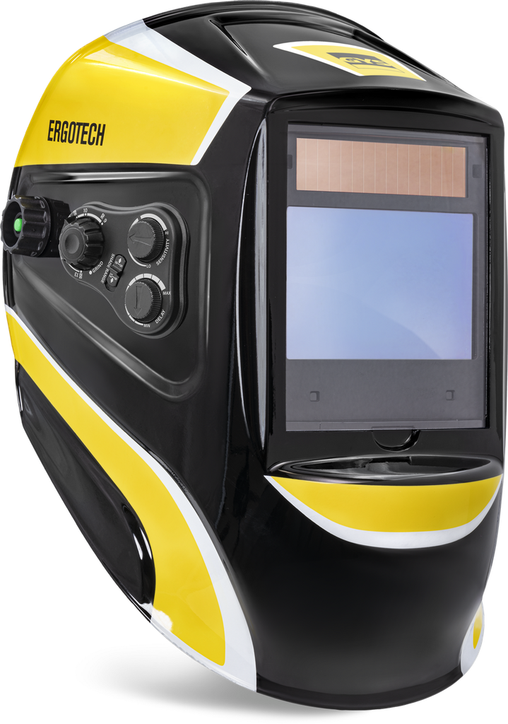Welding helmet ERGOTECH+ 3/5-13 G BLACK TRUE COLOR (068667, GYS)