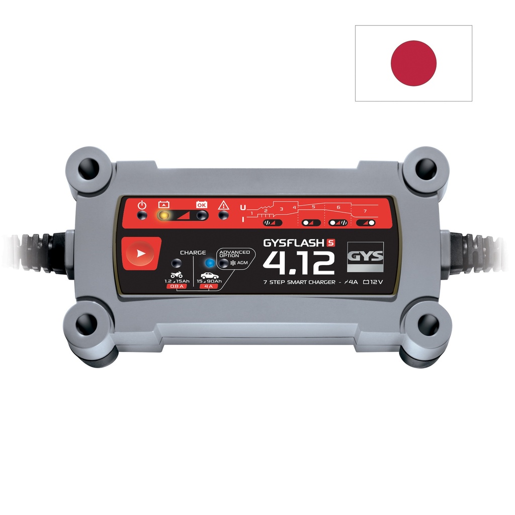 Akumulatoru lādētājs GYSFLASH 4.12 - 100V - JP (069190, GYS)