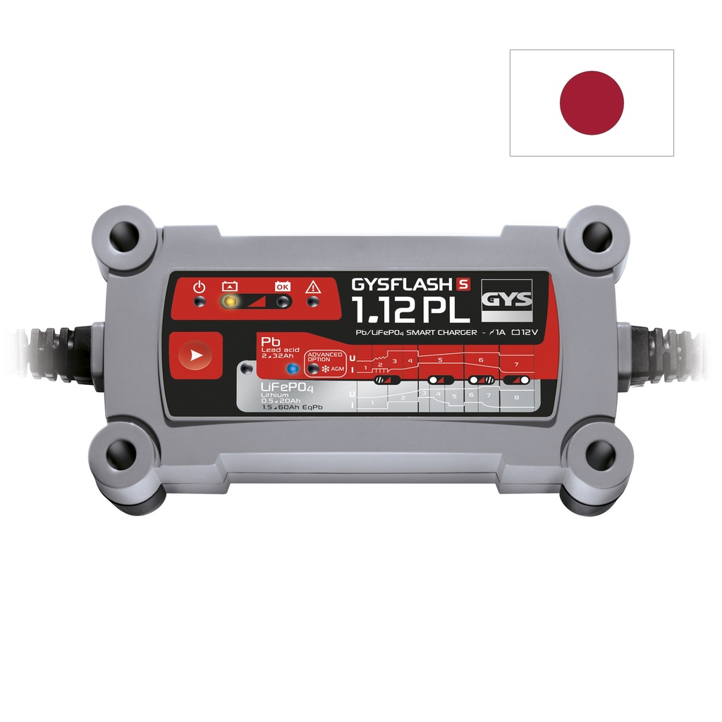 Akumulatoru lādētājs GYSFLASH S 1.12 PL - 100V - JP (070851, GYS)