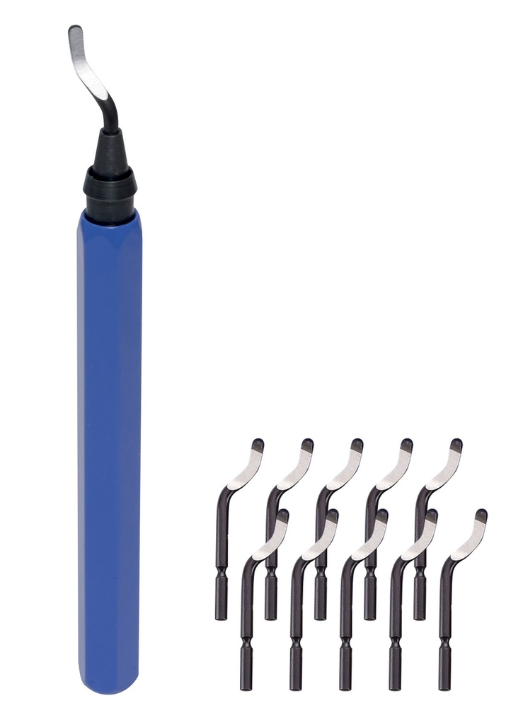 DEBURRING TOOL with 10 BLADES (079854, GYS)