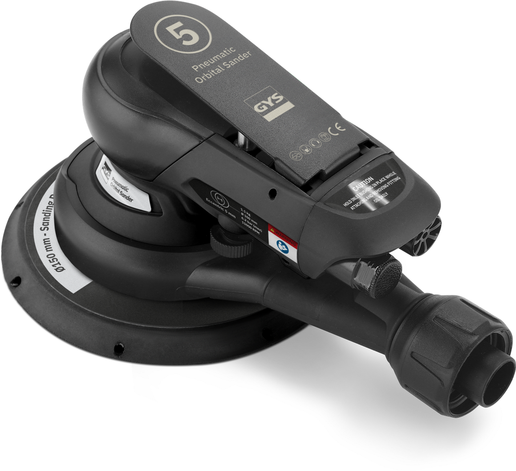 PNEUMATIC ORBITAL SANDER (� 150mm / Exc: 5 mm) (087897, GYS)