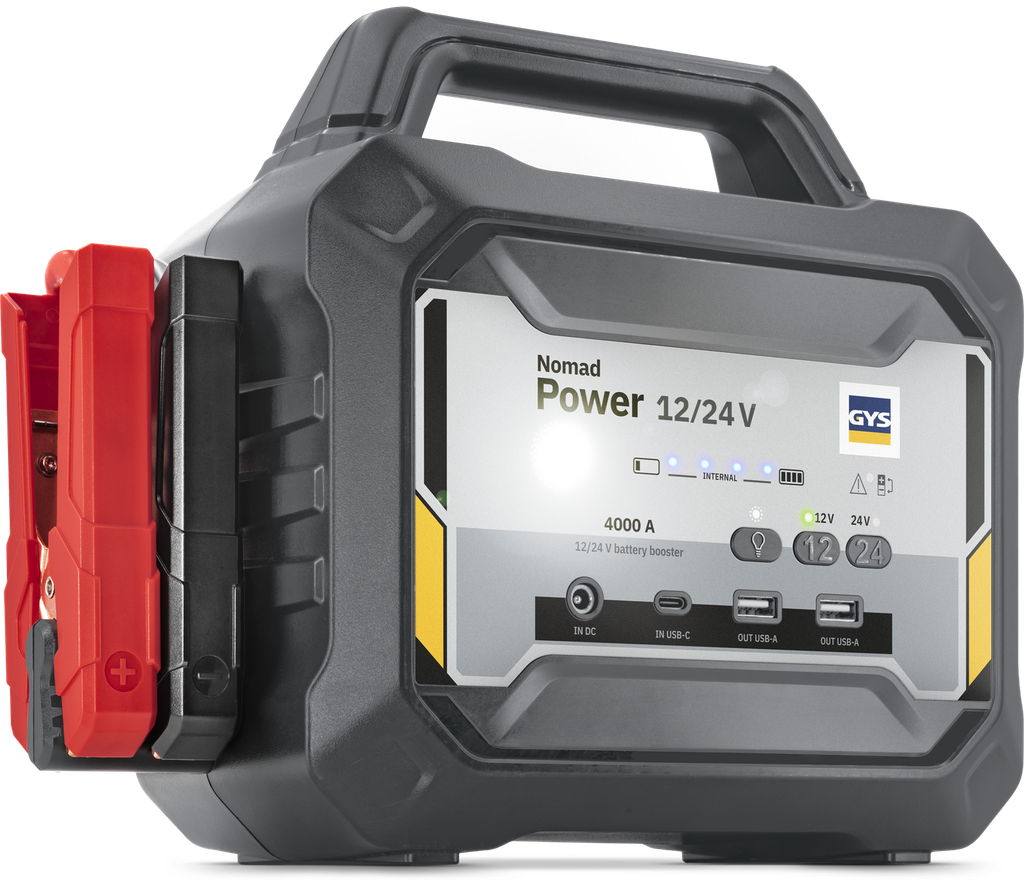 Litija (Li-Ion) palaišanas iekārta (booster) GYS NOMAD POWER 12/24V (088931, GYS)