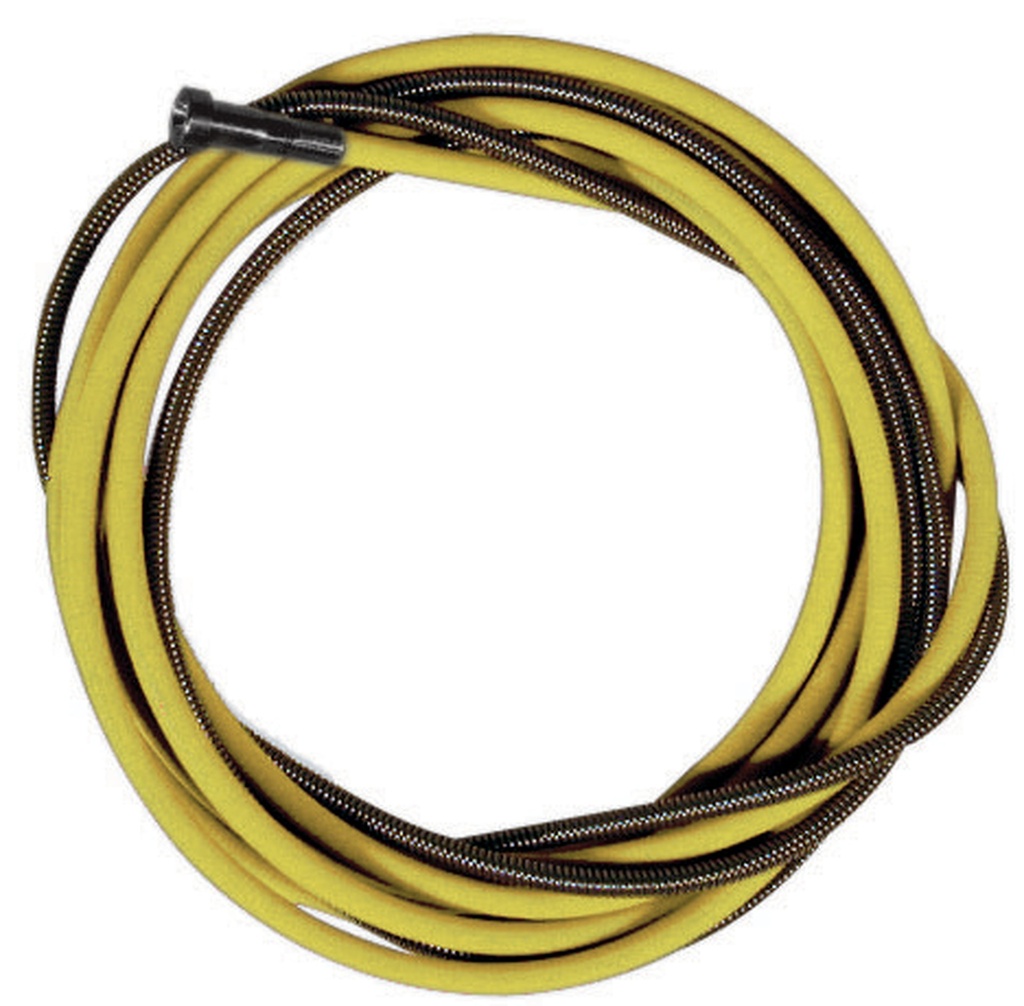 Metāla stieples vadīkla - tēraudam 1,2/1,6 - 4 m, dzeltena (418424, GYS)