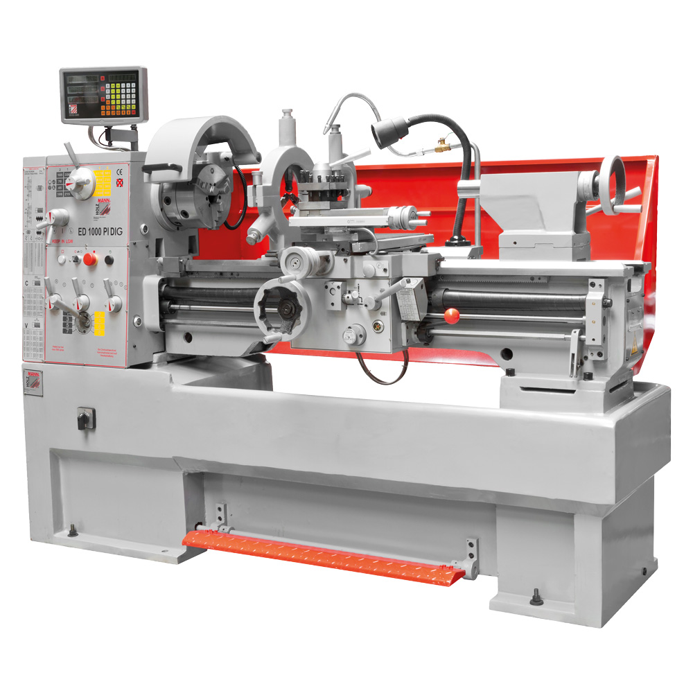 Metal lathe with DRO (ED1000PIDIG_400V, HOLZMANN)