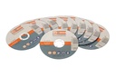 Griešanas disks 125x22,23x1 mm (10 gab.) (WS125TS, HOLZMANN)