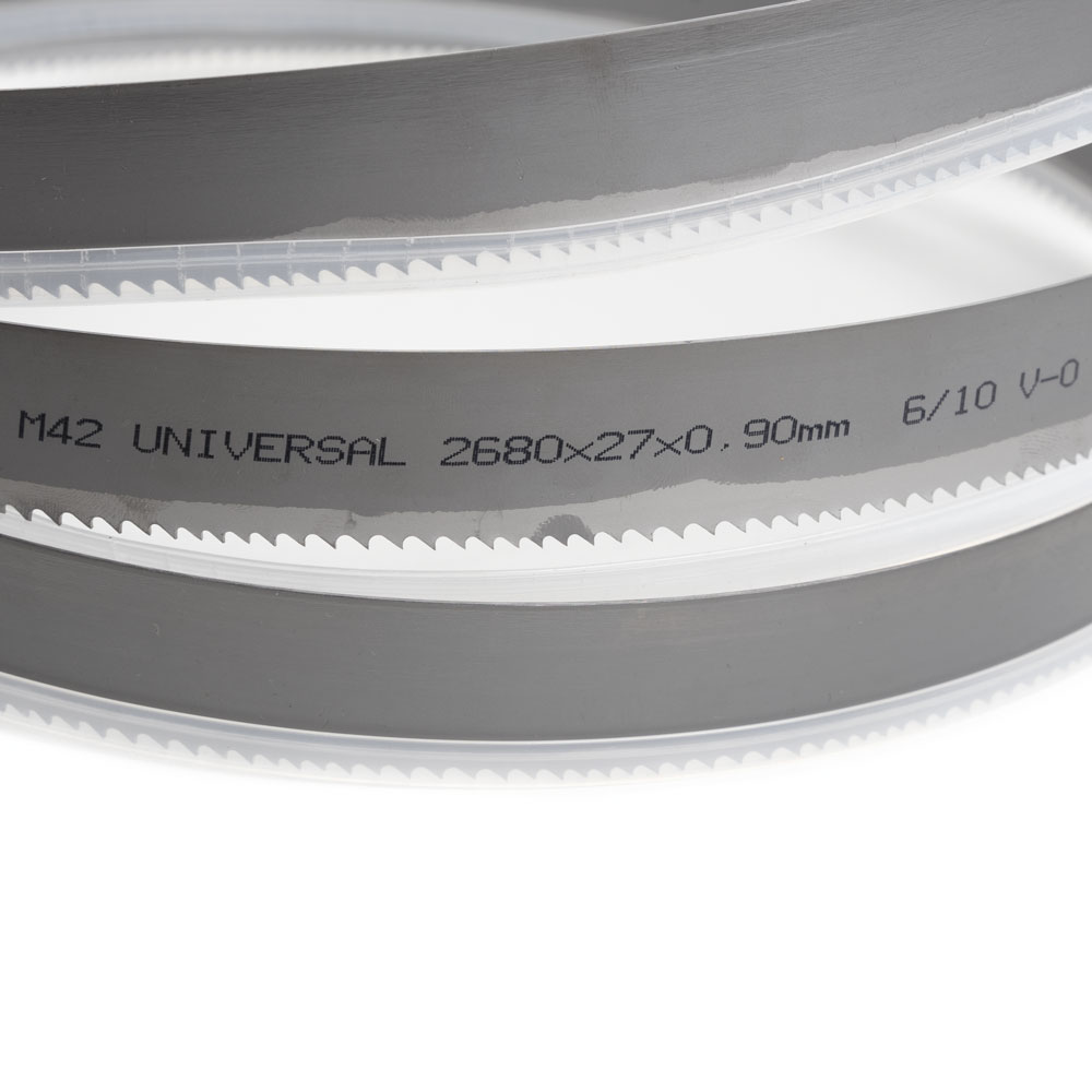 Bimetal saw band M42, 2680x27x0.9 mm, 6/10 TPI (BS320TOPNIRO_6/10, HOLZMANN)