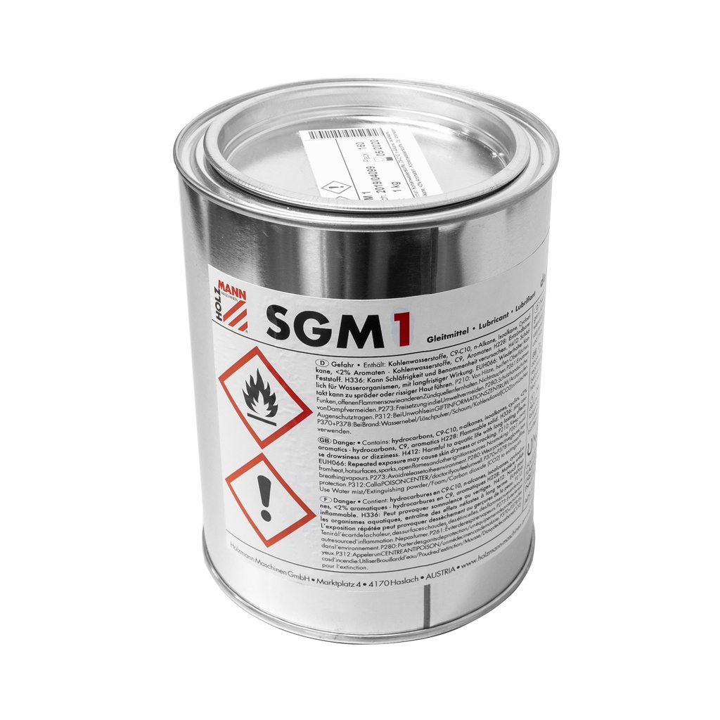 Speciālais slīdēšanas līdzeklis kokapstrādes darbgaldiem 1 kg (SGM1, HOLZMANN)