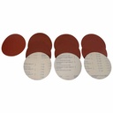 Slīpēšanas disku komplekts ar līplenti 1xK60 3xK80 3xK100 3xK120 (STK203SET, HOLZMANN)