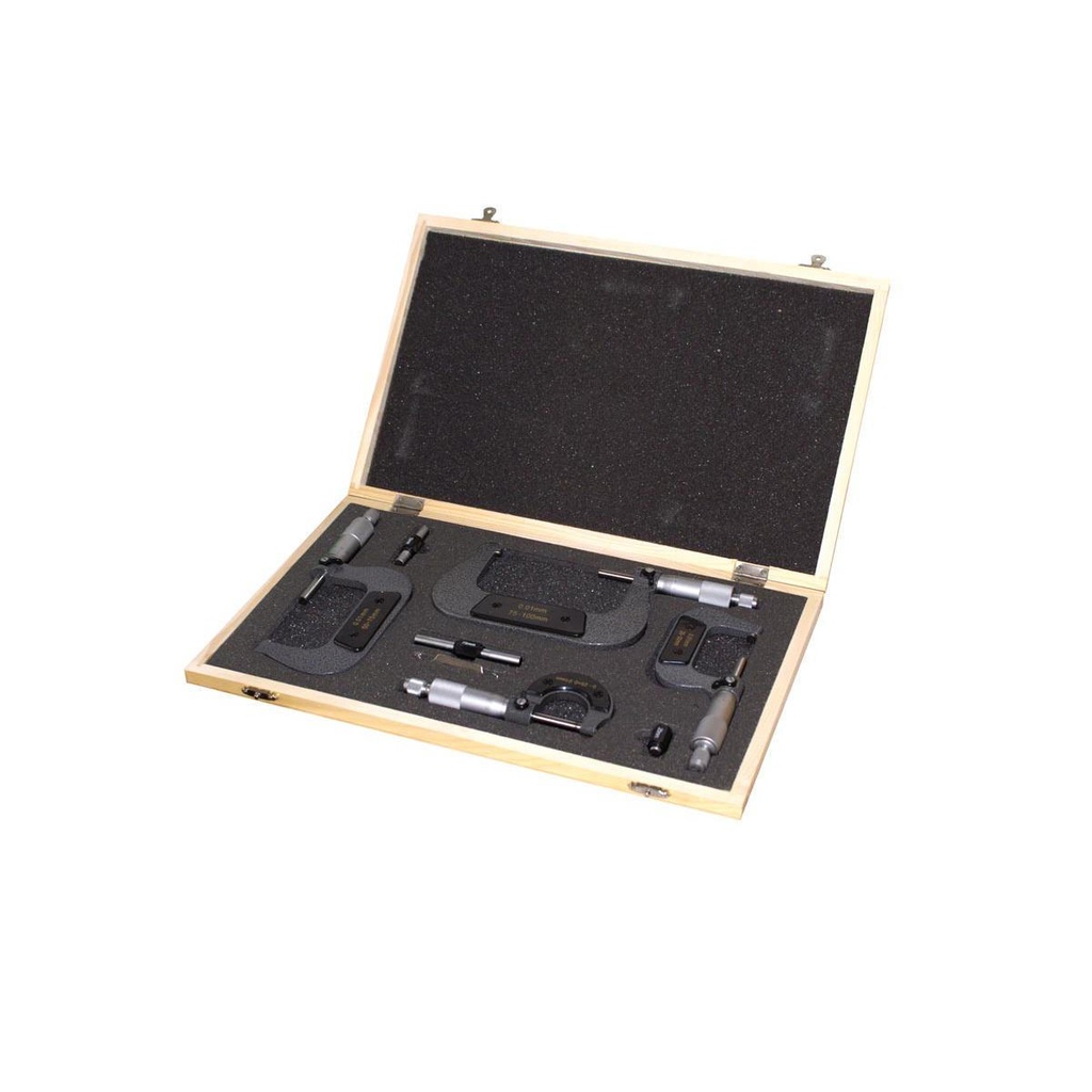 Outside micrometers set (BMS4, HOLZMANN)