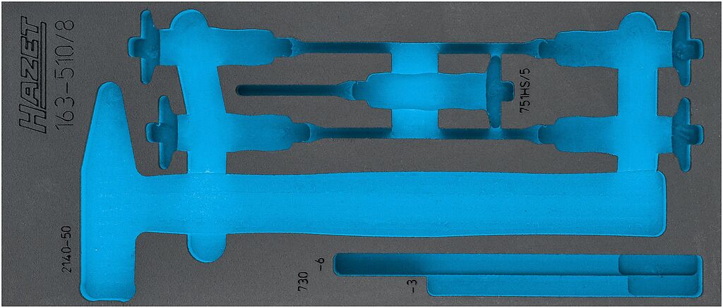 2-component soft foam insert 163-510L, HAZET
