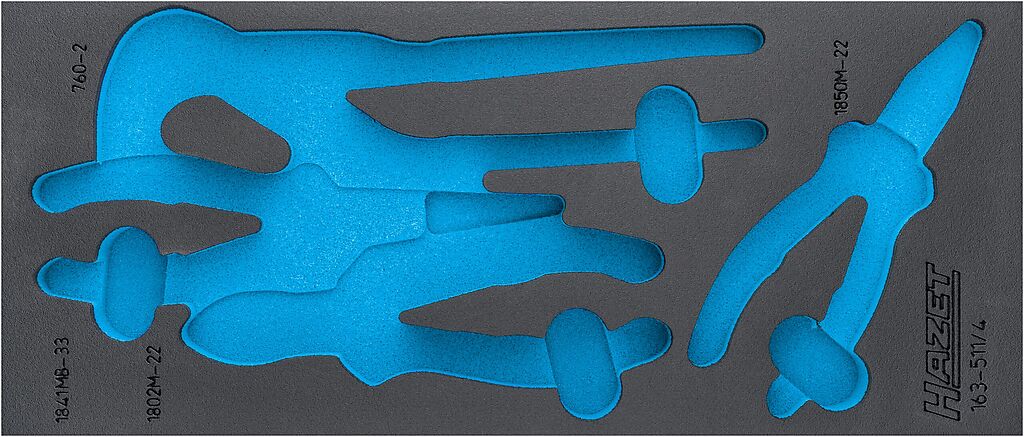 2-component soft foam insert 163-511L, HAZET