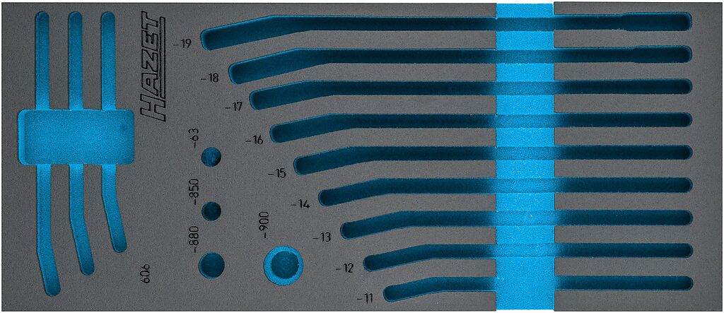 2-component soft foam insert 163-515L, HAZET