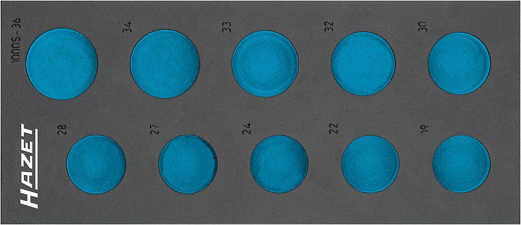 2-component soft foam insert 163-572L, HAZET