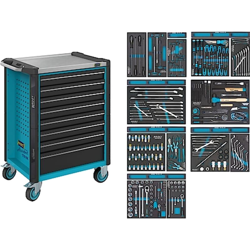 Tool trolley Assistent, with assortment (179NX-8/244, HAZET)